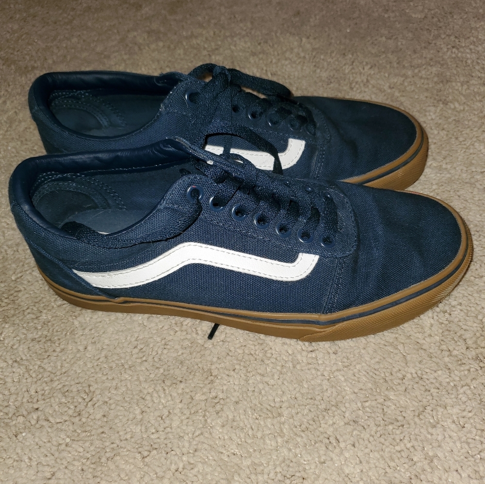 💙 Navy Blue Old Skool Vans 💙